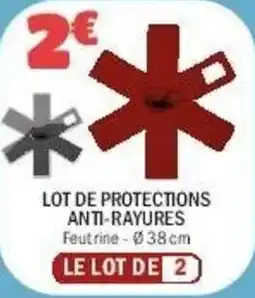 La Foir'Fouille Lot de protections anti-rayures offre