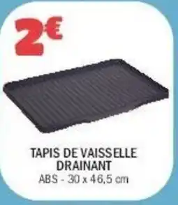 La Foir'Fouille Tapis de vaisselle drainant offre