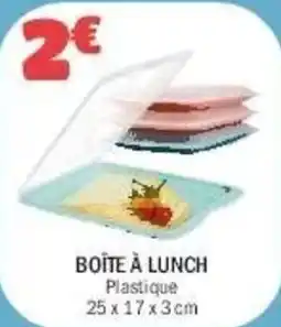 La Foir'Fouille Boîte à lunch offre