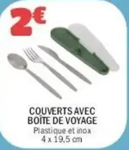 La Foir'Fouille Couverts avec boîte de voyage offre