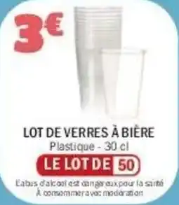La Foir'Fouille Lot de verres à bière offre