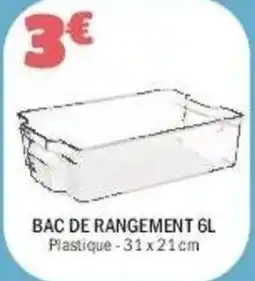 La Foir'Fouille Bac de rangement offre