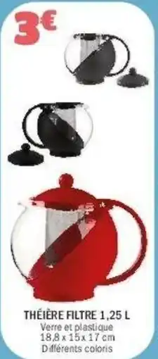 La Foir'Fouille Théière filtre offre