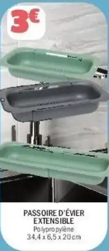 La Foir'Fouille Passoire d'évier extensible offre