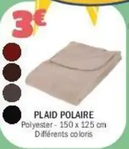 La Foir'Fouille Plaid polaire offre