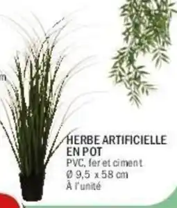 La Foir'Fouille Herbe artificielle en pot offre