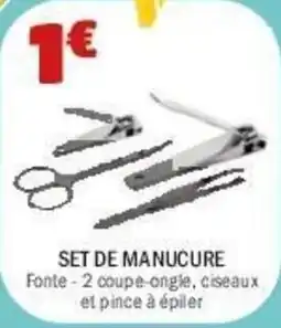 La Foir'Fouille Set de manucure offre