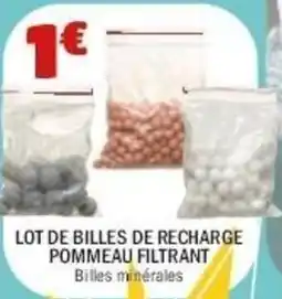 La Foir'Fouille Lot de billes de recharge pommeau filtrant offre