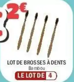 La Foir'Fouille Lot de brosses à dents offre
