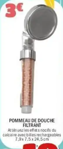 La Foir'Fouille Pommeau de douche filtrant offre
