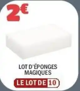 La Foir'Fouille Lot d'éponges magiques offre
