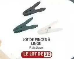La Foir'Fouille Lot de pinces à linge offre