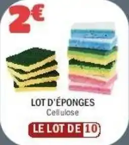 La Foir'Fouille Lot d'éponges offre