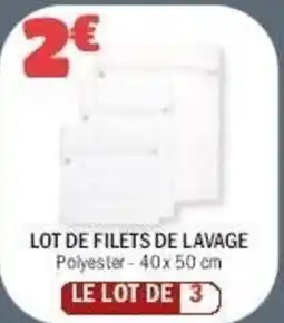 La Foir'Fouille Lot de filets de lavage offre