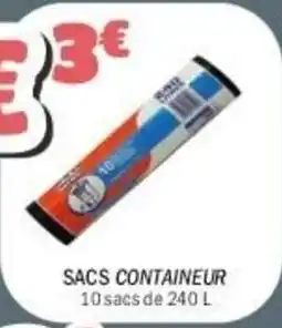 La Foir'Fouille Sacs containeur offre