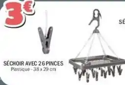 La Foir'Fouille Séchoir avec 26 pinces offre