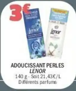 La Foir'Fouille LENOR Adoucissant perles offre