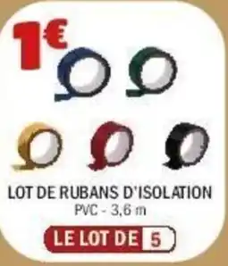 La Foir'Fouille Lot de rubans d'isolation offre