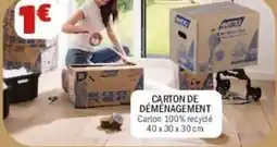 La Foir'Fouille Carton de demenagement offre