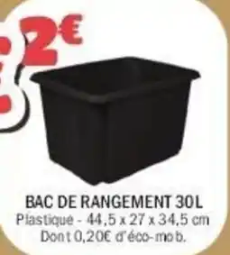 La Foir'Fouille Bac de rangement offre