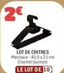 La Foir'Fouille Lot de cintres offre