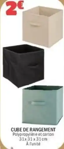 La Foir'Fouille Cube de rangement offre