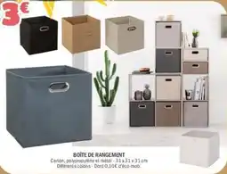 La Foir'Fouille Boîte de rangement offre