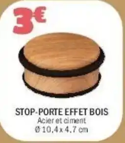 La Foir'Fouille Stop-porte effet bois offre