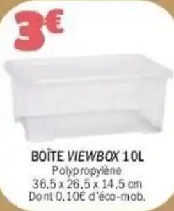 La Foir'Fouille Boite viewbox offre