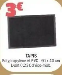 La Foir'Fouille Tapis offre