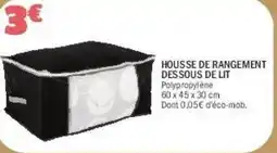 La Foir'Fouille Housse de rangement dessous de lit offre