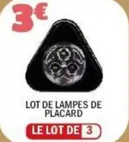 La Foir'Fouille Lot de lampes de placard offre