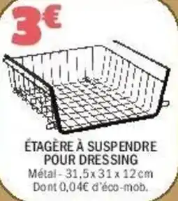 La Foir'Fouille Étagère à suspendre pour dressing offre