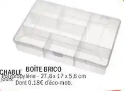 La Foir'Fouille Boîte brico offre