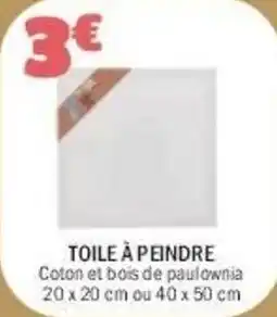 La Foir'Fouille Toile à peindre offre