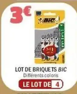 La Foir'Fouille BIC Lot de briquets offre