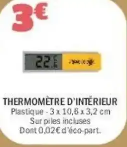 La Foir'Fouille Thermomètre d'intérieur offre