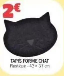 La Foir'Fouille Tapis forme chat offre