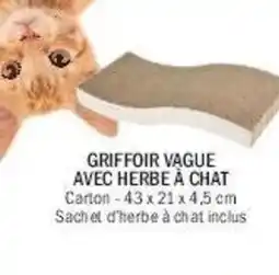 La Foir'Fouille Griffoir vague avec herbe à chat offre