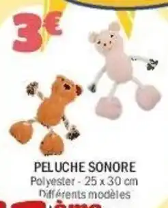La Foir'Fouille Peluche sonore offre