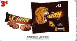 La Foir'Fouille Mini sachets lion choco offre