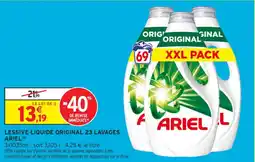 Intermarché Contact Lessive liquide original 23 lavages ariel offre