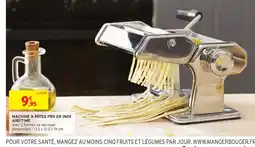 Intermarché Hyper Machine à pâtes pro en inox offre