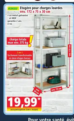 Norma KINZO Etagère pour charges lourdes offre