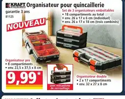 Norma KRAFT Organisateur pour quincaillerie offre