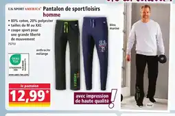 Norma U.S. SPORT AMERICA Pantalon de sport/loisirs homme offre