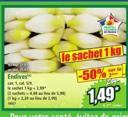 Norma Endives offre