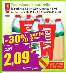 Norma VITTEL Eau minérale naturelle offre