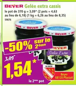 Norma BEYER Gelée extra cassis offre