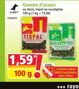 Norma LOUP Gomme d'acacia offre